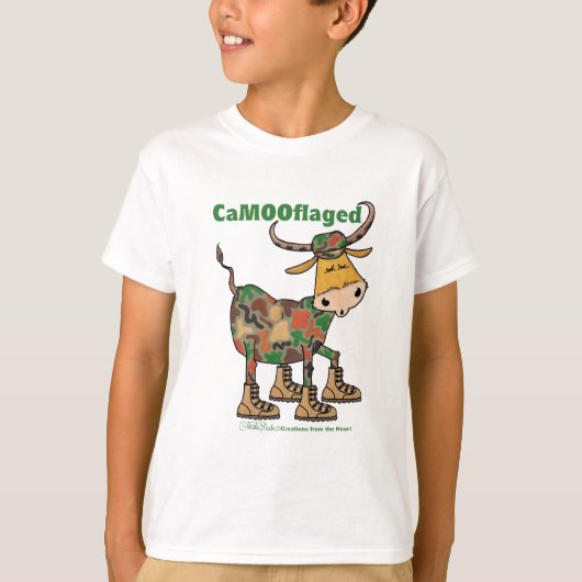 camouflagestier t-shirt (Voorkant)