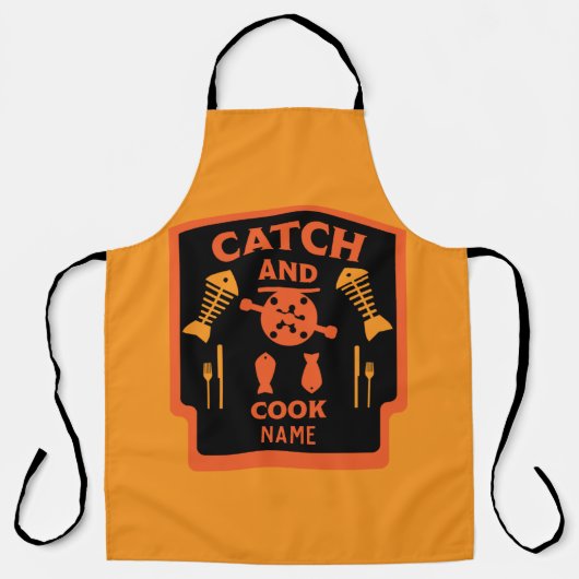 Camp and Catch Vist Travel Mug Schort (Voorkant)