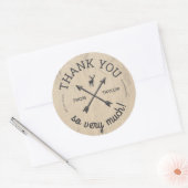 Camp Arrows Dank je wel Ronde Sticker (Envelop)