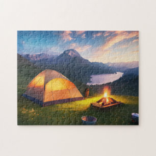 Camp Art Camping calme 2 Photo Puzzles Internet