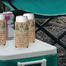 Camp Bach Bride Crew Drink Sleeve Naam en rol toev