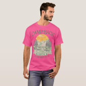 Camp Bach Bruid Retro Camping Bachelorette Party 2 T-shirt (Voorkant volledig)