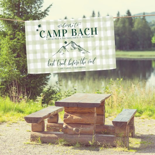 CAMP BACH-Dernière piste pour la bannière de bienv