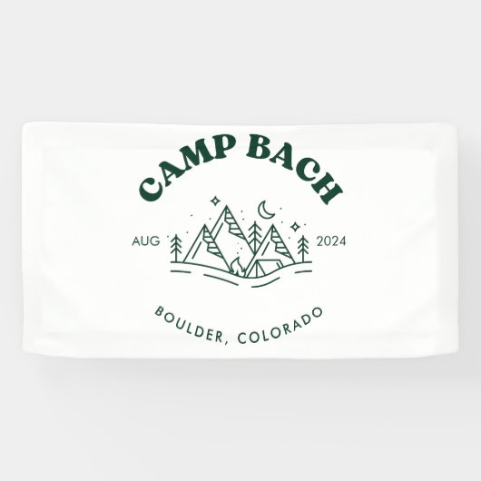 Camp Bachelorette Banner (Horizontaal)
