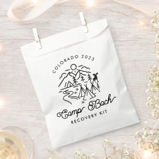 Camp Bachelorette Custom Recovery Kit Bedankzakje (Geknipt)