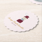 Camp Bachelorette Decor Kartonnen Onderzetters (Gekanteld)