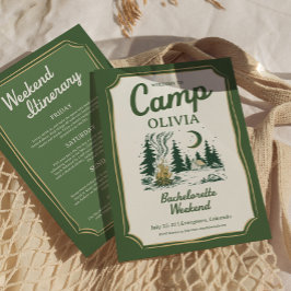 Camp Bachelorette Green Glamping Itinerary  Kaart