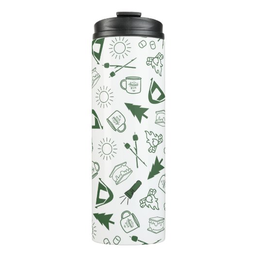Camp Bachelorette Green Thermal Tumbler Thermosbeker (Voorkant)