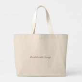 Camp Bachelorette Grote Tote Bag (Achterkant)