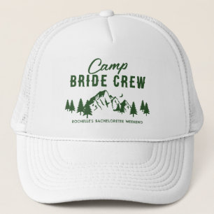 Camp Bachelorette I Do Bruid Crew Trucker Pet