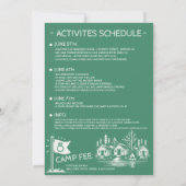 Camp Bachelorette Kaart (Achterkant)