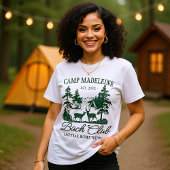 Camp Bachelorette Last Trail Matching Camping Crew T-shirt