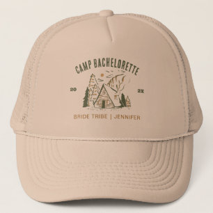 Camp Bachelorette Party Meisjes Camping Trip Custo Trucker Pet