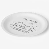 Camp Bachelorette Party  Papieren Bordje (Gekanteld)