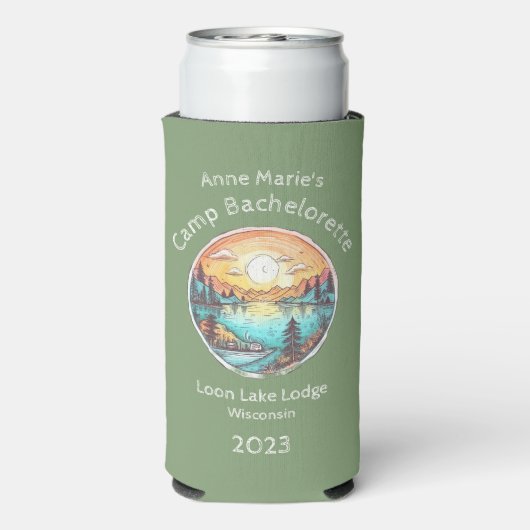 Camp Bachelorette Party Weekend Keepsake (Seltzer Achterkant)