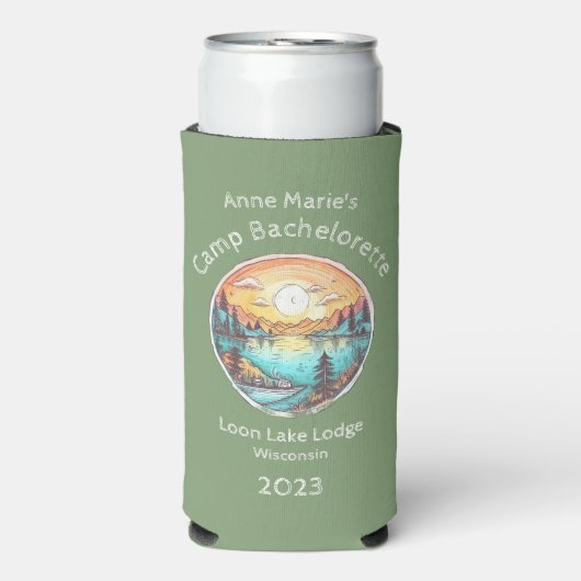 Camp Bachelorette Party Weekend Keepsake (Seltzer Voorkant)