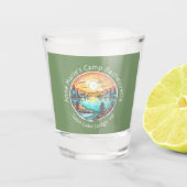 Camp Bachelorette Party Weekend Shot glas (Voorkant)