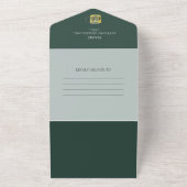 Camp Bachelorette reisweekend All In One Uitnodiging (Buitenkant)