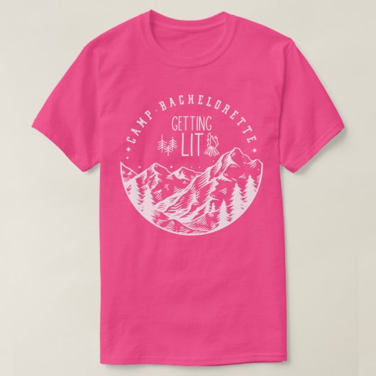 Camp Bachelorette T-shirt (Design voorkant)