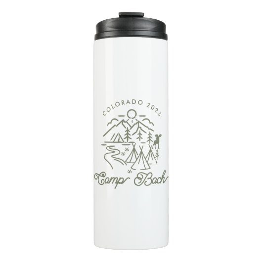 Camp Bachelorette Thermische Tumbler Thermosbeker (Voorkant)