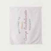 Camp Bachelorette Week-end Tapisserie Décor (Devant)