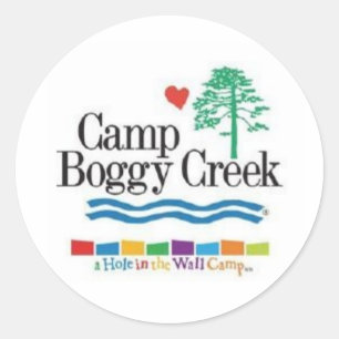Camp Boggy Creek Ronde Sticker