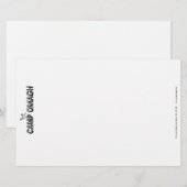 Camp Briefpapier (Voorkant / Achterkant)