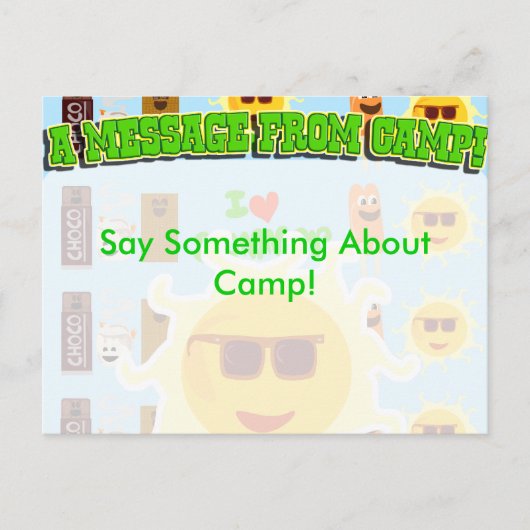 Camp Briefpapier Briefkaart (Voorkant)