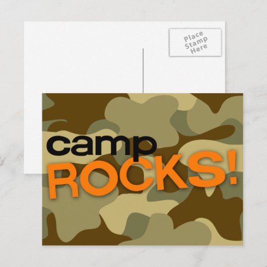 CAMP Brown ! Carte postale (Devant / Derrière)