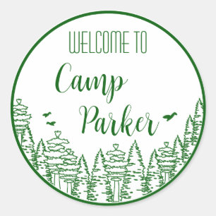 Camp bruid Bachelorette Party Stickers