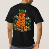 Camp Café Répéter T-shirt Camping Chat recto verso (Dos)