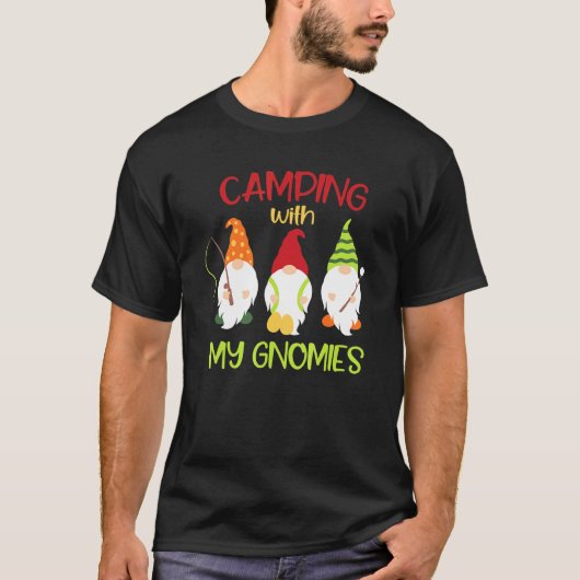 Camp Camper Fish Hike Camp T-shirt (Voorkant)