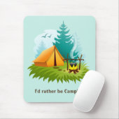 Camp Camping Design Mousepad Muismat (Met muis)