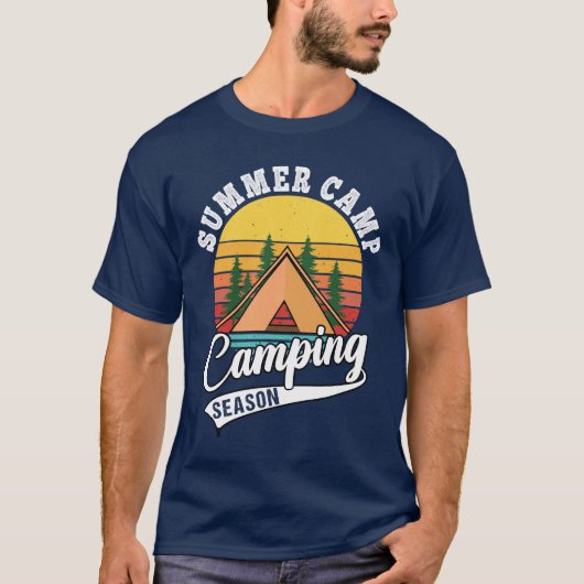 Camp Camping Season Camping Lover T-shirt (Voorkant)