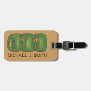 Camp Camping Slaping Bag Roll Hiking Outdoor Bagagelabel