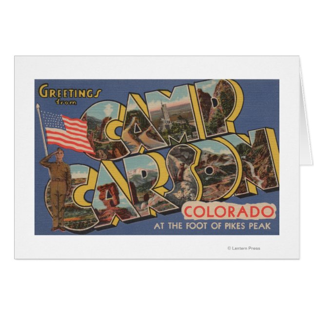 Camp Carson, Colorado - Pikes Peak (Voorkant Horizontaal)
