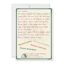 Camp Chaos: Forever Wild 4e verjaardagsuitnodiging