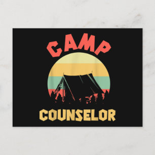 Camp Counselor Director Camper Briefkaart