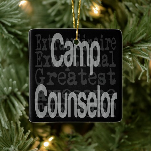 Camp Counselor Extraordinaire Keramisch Ornament (Boom)