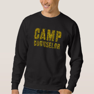 Camp Counselor Leopard Print Summer Teacher Instru Trui