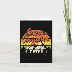 Camp Counselor Staff Summer Outdoor Sunset Camping Kaart