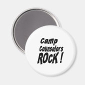 Camp Counselors Rock ! Magnet (Recto/Verso)