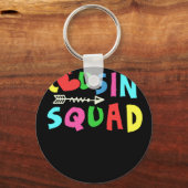 Camp Cousin 2022 Neef Squad New Cousin Crew Sleutelhanger (Voorkant)