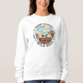 Camp Crew Chemise Camp Sweatshirt Happy Camper (Devant)