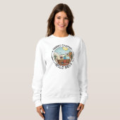 Camp Crew Chemise Camp Sweatshirt Happy Camper (Devant entier)