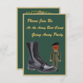 Camp d'amorçage du soldat - Invitations (Devant / Derrière)