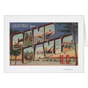 Camp Davis, North Carolina - Grote letterscènes