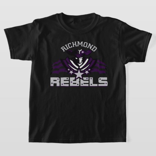 Camp de 6e année de Richmond | T-shirt Logos Gris  (Poser)