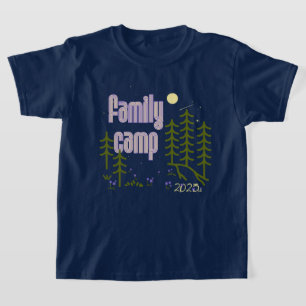 Camp de famille 2023 T-shirt pour jeunes