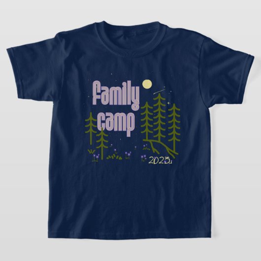 Camp de famille 2023 T-shirt pour jeunes (Poser)
